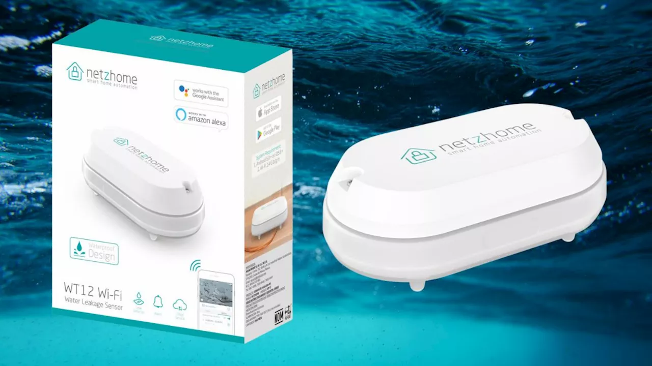 Ahorro de agua con Netzhome: Detección de fugas con el Sensor de Agua WiFi