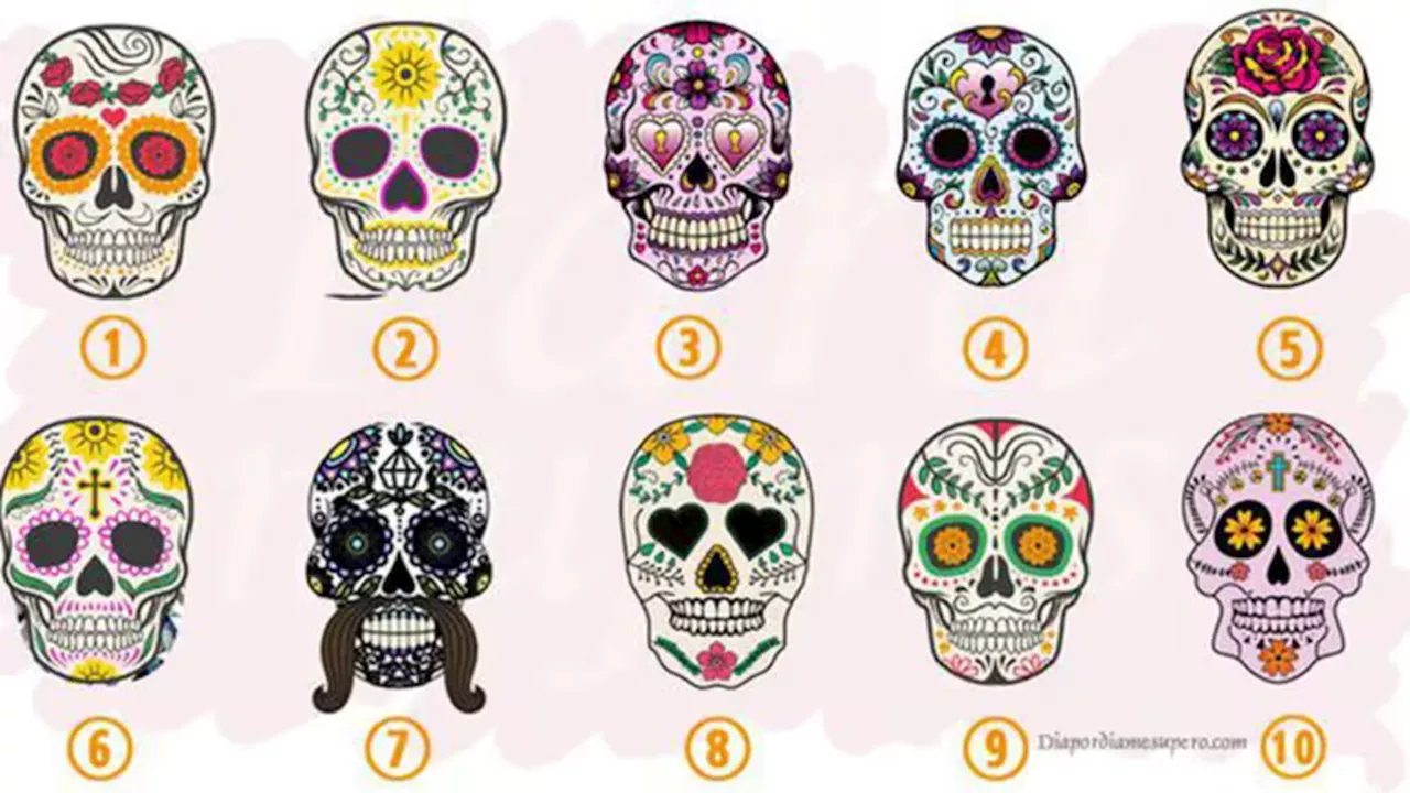 Test viral: descubrí qué te espera en el amor según la calavera que elijas