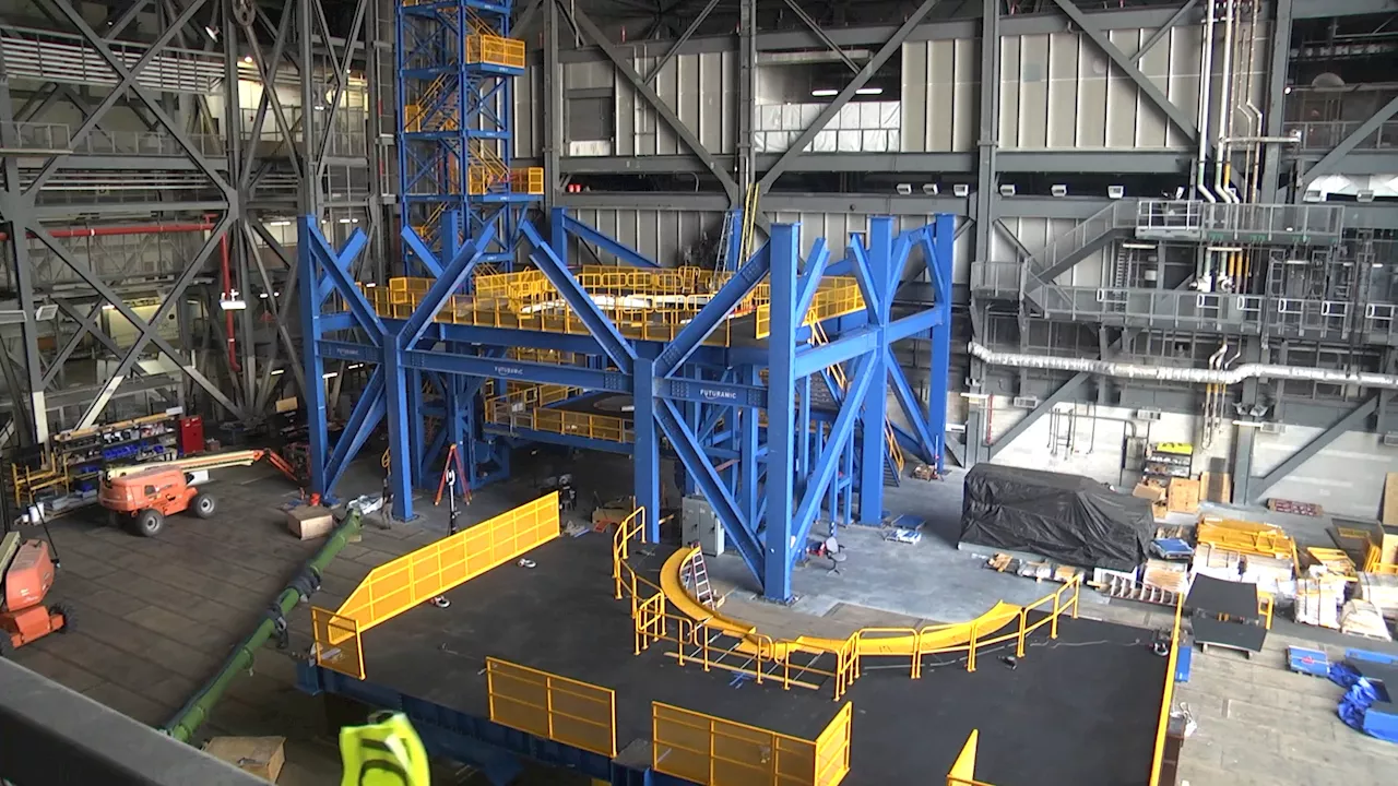 NASA, Boeing Optimizing Vehicle Assembly Building High Bay for Future SLS Stage Production