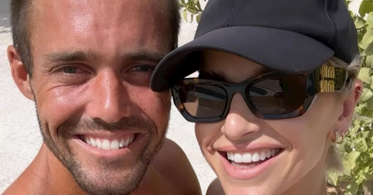 Spencer Matthews kissed by wife Vogue after running 30 marathons in 30 days