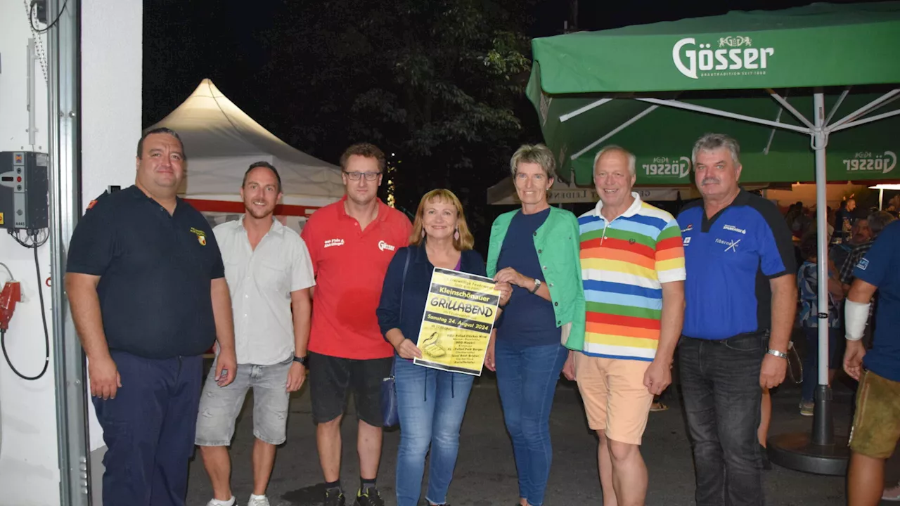 Feuerwehr Kleinschönau lud zum gemütlichen Grillabend