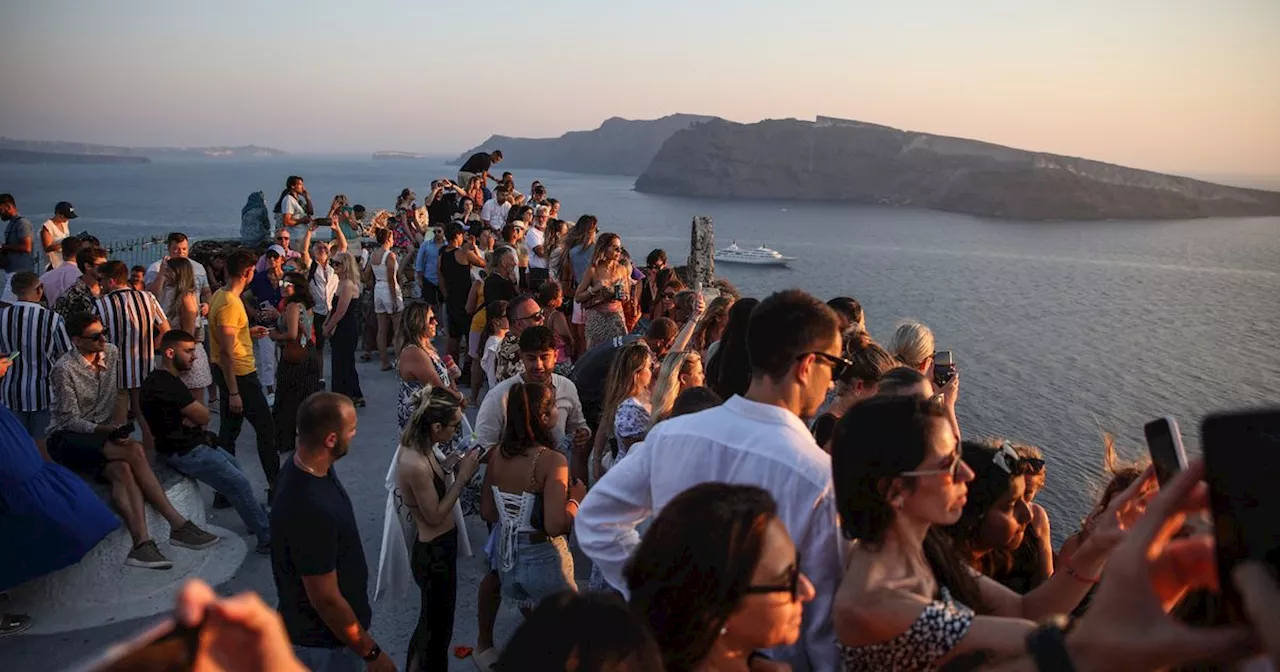 World famous Greek island a 'ghost town' during tourism season