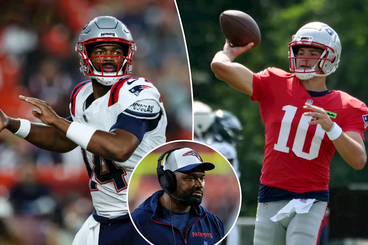 Jacoby Brissett believes he's Patriots' starter over Drake Maye as he provides injury update