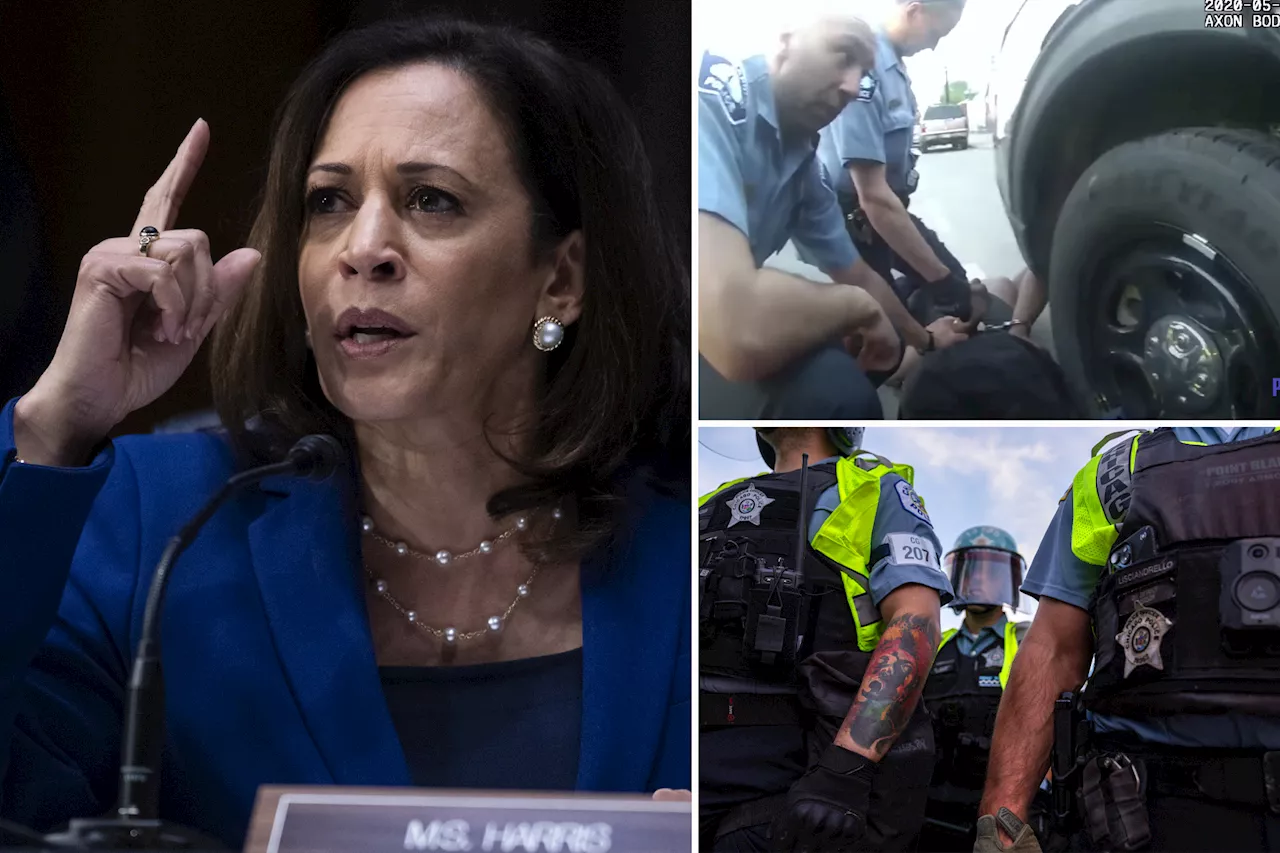 Kamala Harris once compared policing to lynching and Jim Crow -- but now she's touting her law enforcement background