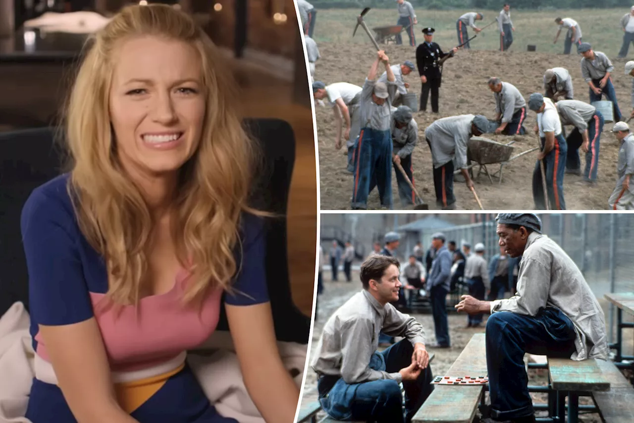 'Pretentious' Blake Lively ridiculed for saying she laughs 'the hardest' at 'Shawshank Redemption'