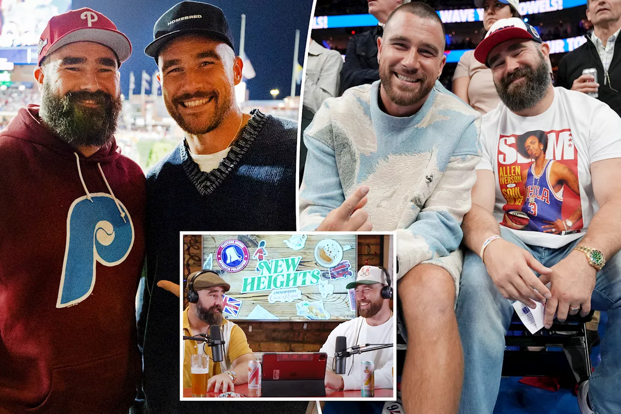 Travis, Jason Kelce sign 'New Heights' podcast deal worth more than $100M