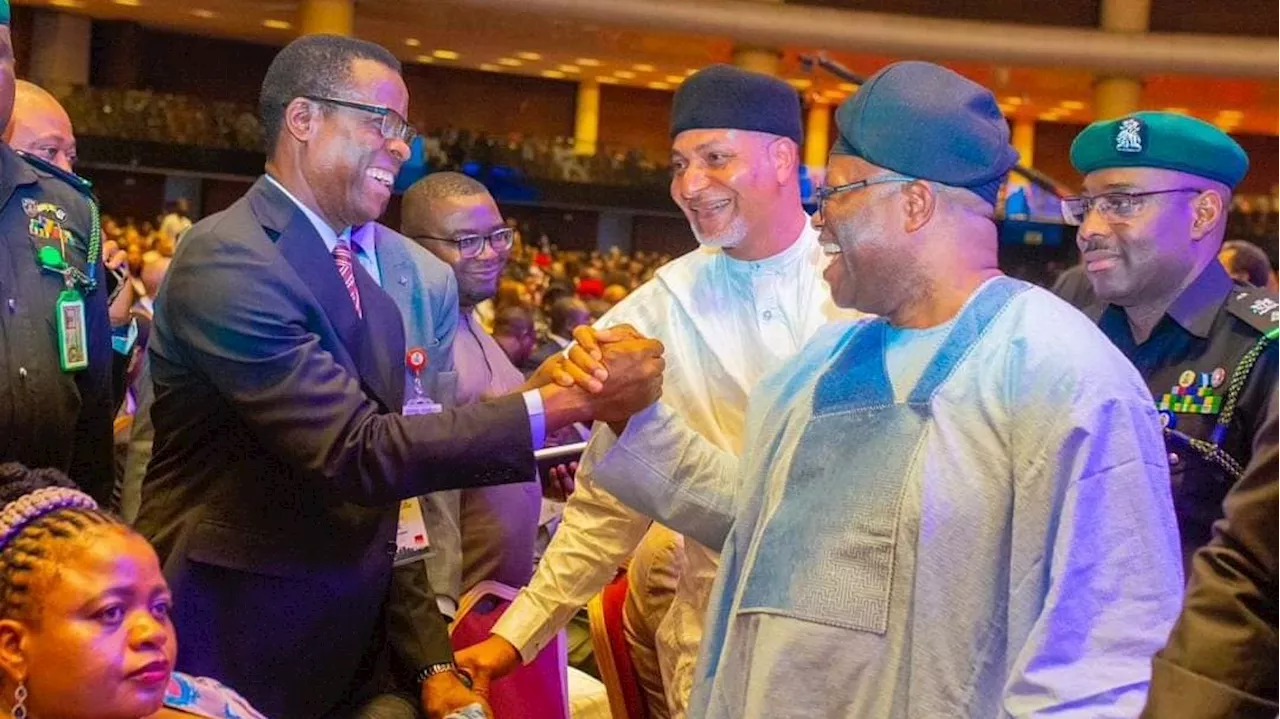 Akpabio, Igini meet for first time after Akpabio lost the 2019 Senate election