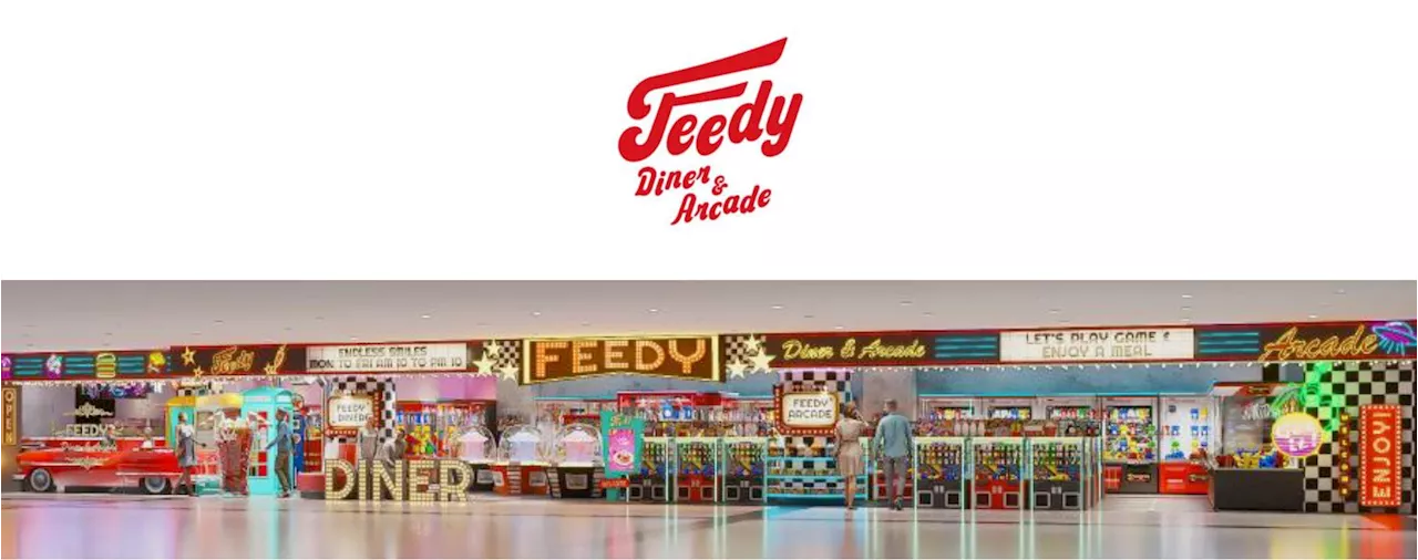 フード×アミューズメントの新業態「Feedy Diner&Arcade」を開発 イオンモール茨木に11月下旬オープン予定