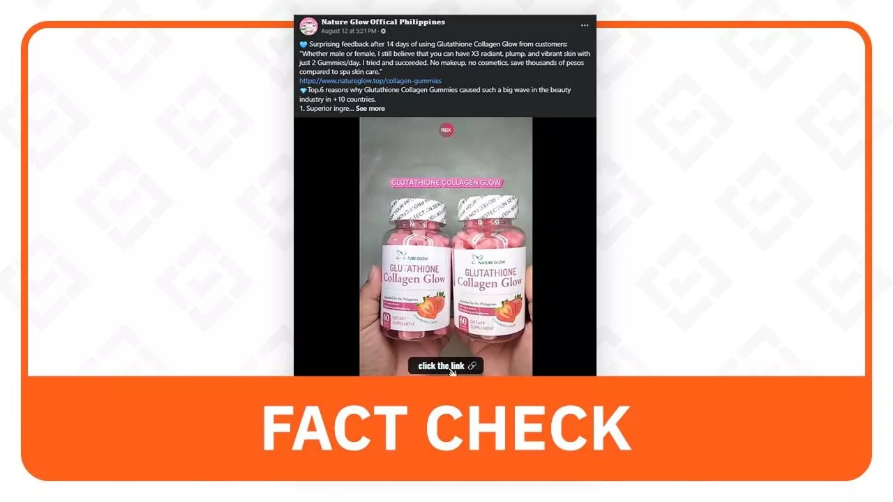 FACT CHECK: Glutathione collagen gummies not FDA-registered