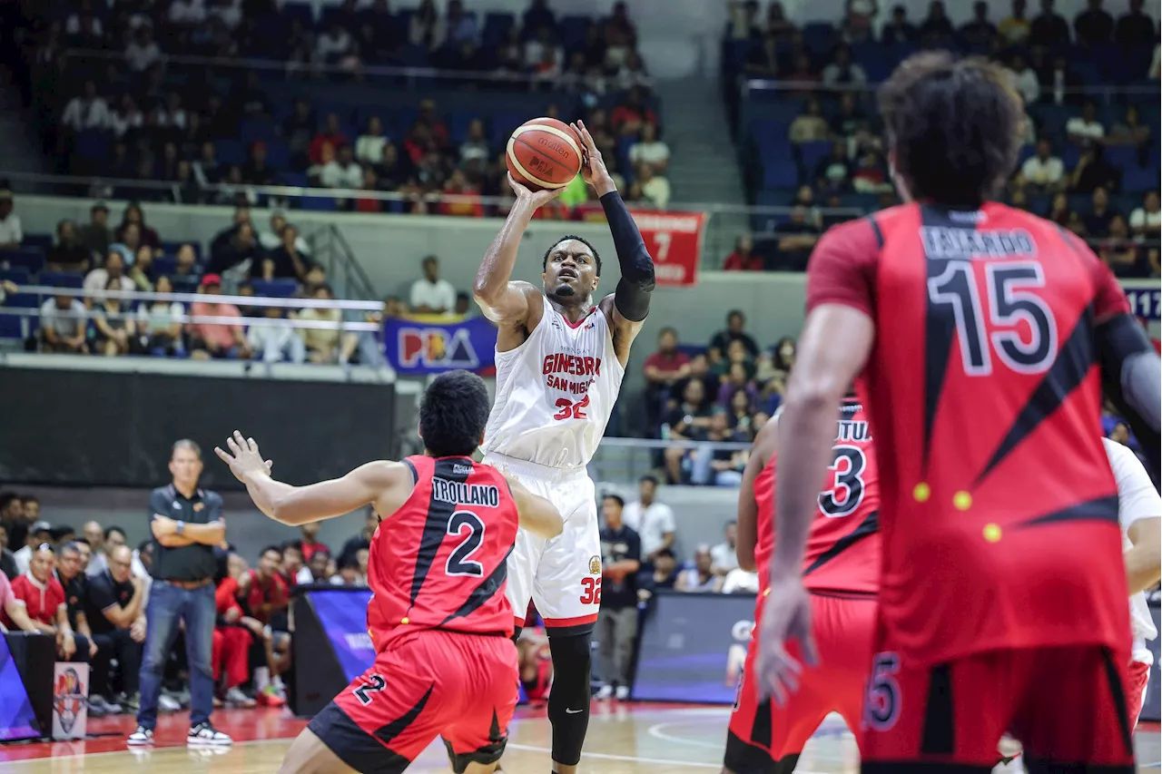 Justin Brownlee erupts for career-high 51 as Ginebra escapes San Miguel for 1st win