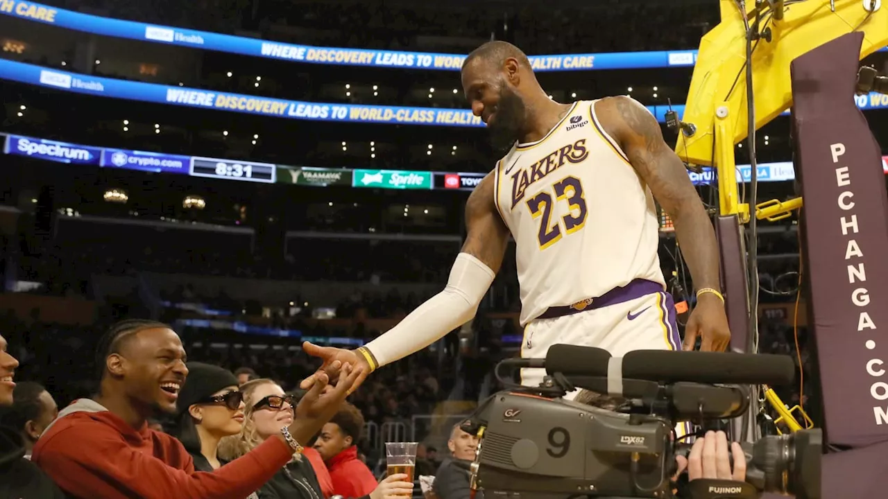 LeBron James Has Decided If Bronny Can Call Him 'Dad' on the Court