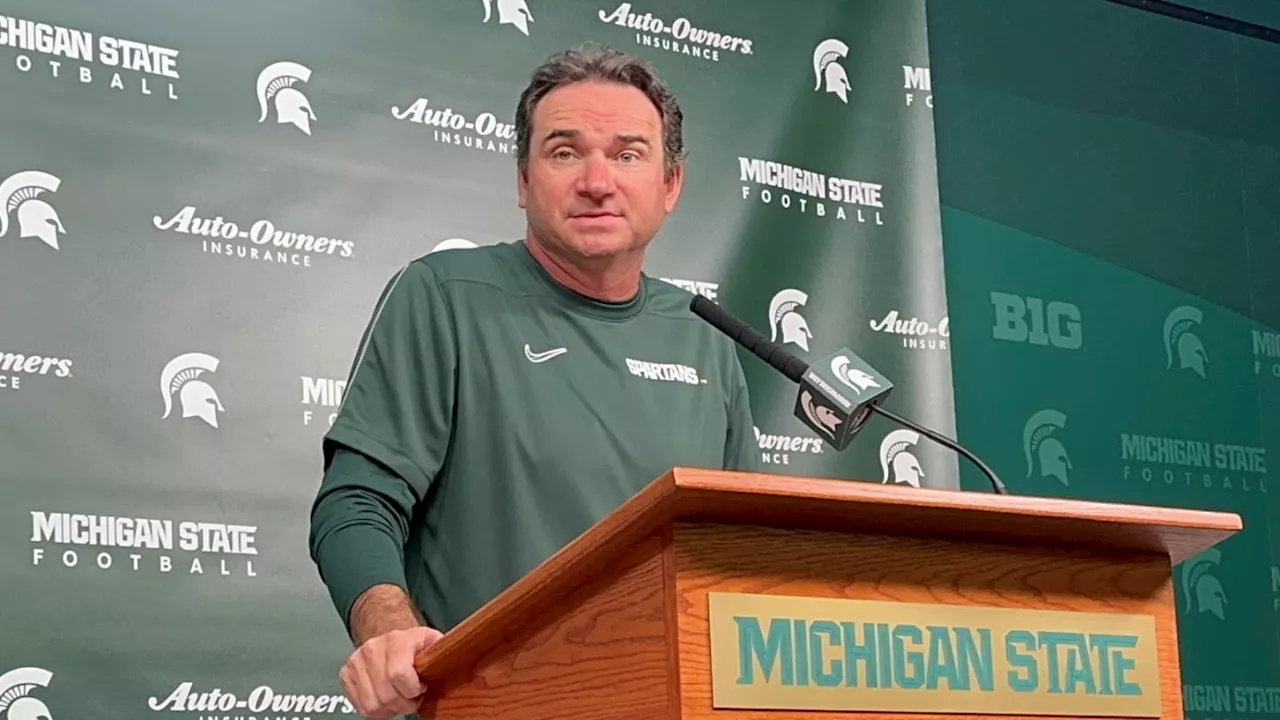 Michigan State Spartans' Jonathan Smith discusses recruits at home opener