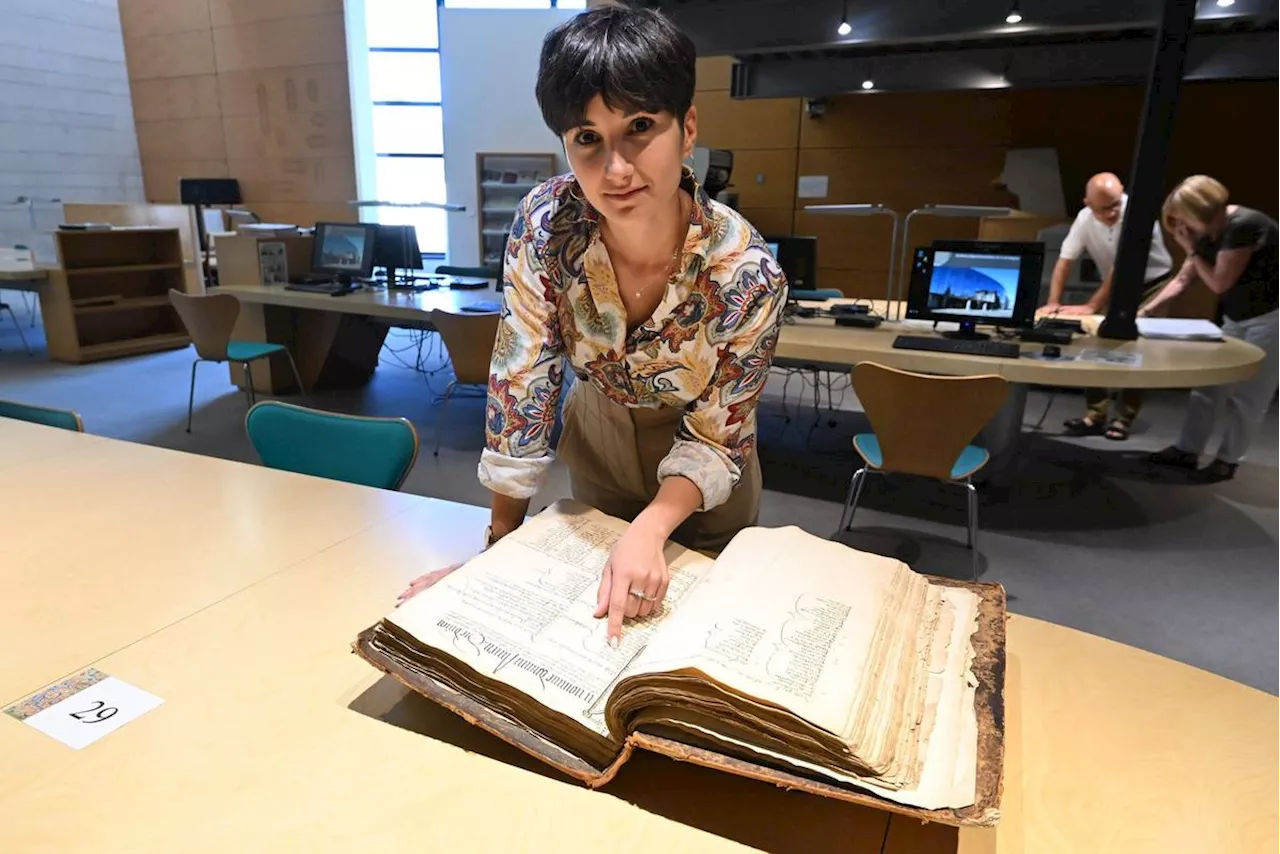 Cette jeune historienne décortique un document exceptionnel conservé aux Archives départementales de la Dordogne