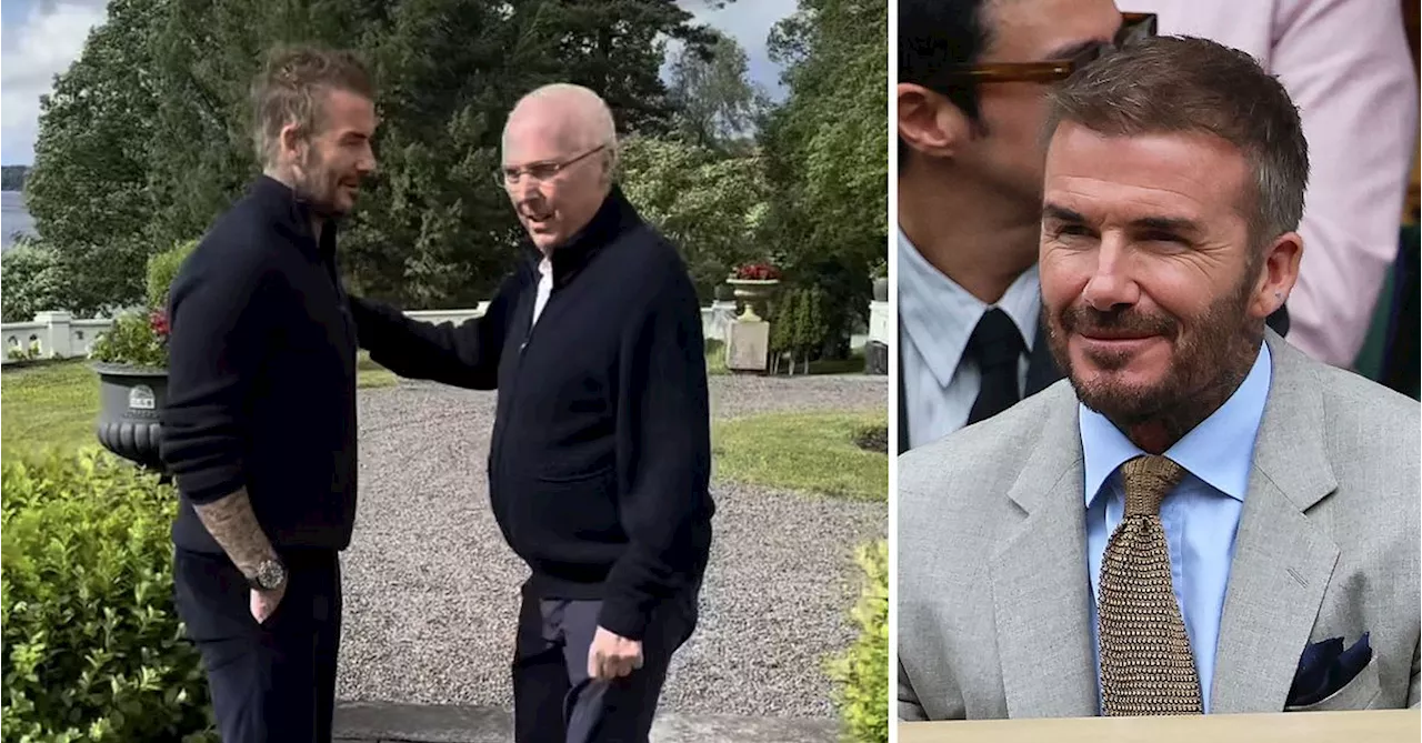 Fotboll: David Beckham efter Sven-Göran Erikssons död: ”För evigt tacksam”