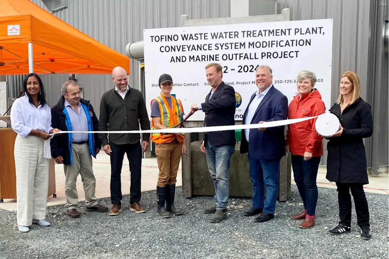 Tofino feels relief after finally opening sewage treatment facility