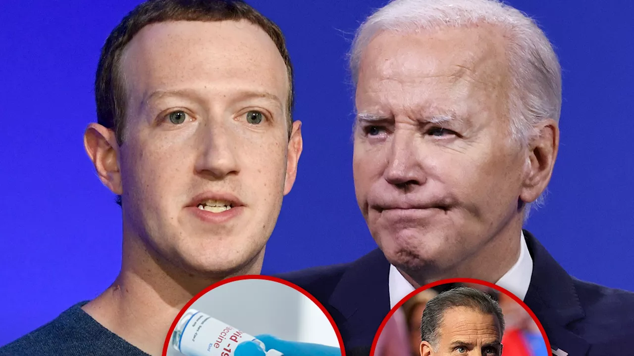 Mark Zuckerberg Says Biden Censored META Over COVID and Hunter Biden