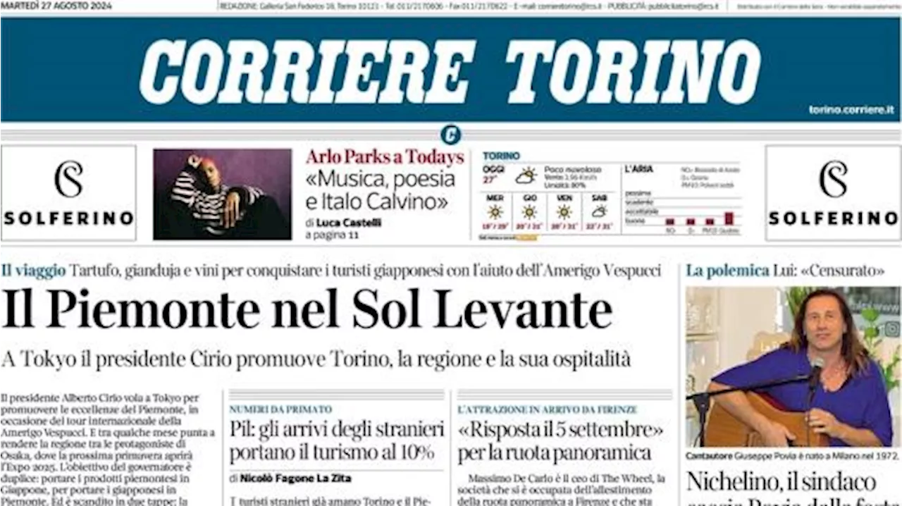 Corriere Torino in prima pagina: 'La Juve di Thiago Motta è già sola al comando'