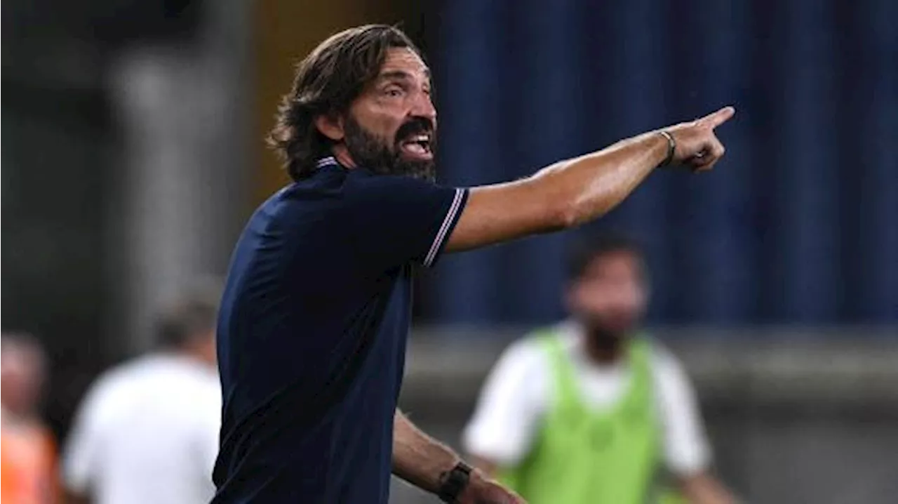 Sampdoria, Pirlo a rischio: 'Secondo tempo siamo calati e abbiamo perso sicurezza'