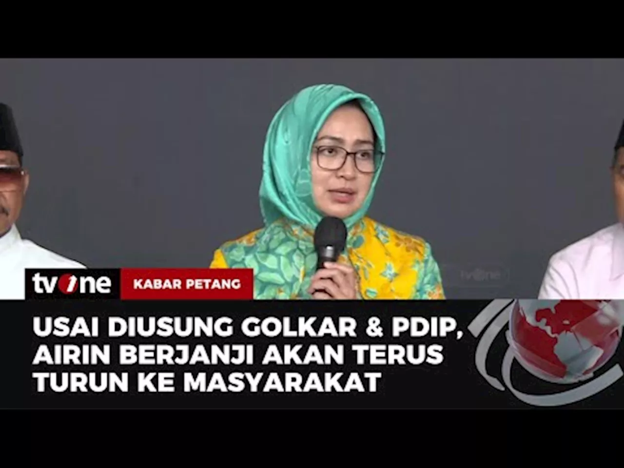 Airin Berjanji akan Terus Turun ke Masyarakat usai Diusung Golkar dan PDIP