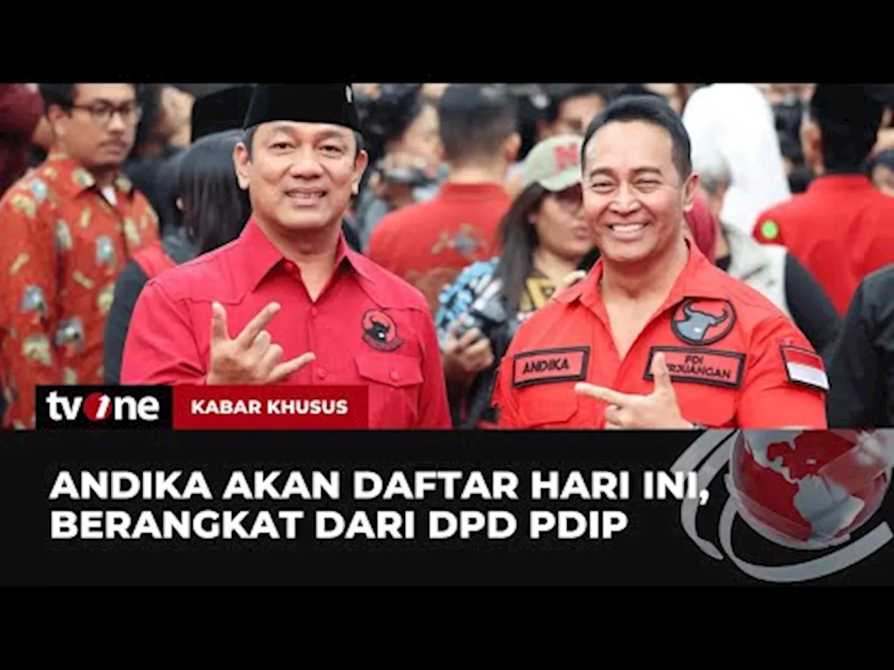 Andika Perkasa Daftarkan Diri Maju Pilkada Jateng Hari Ini