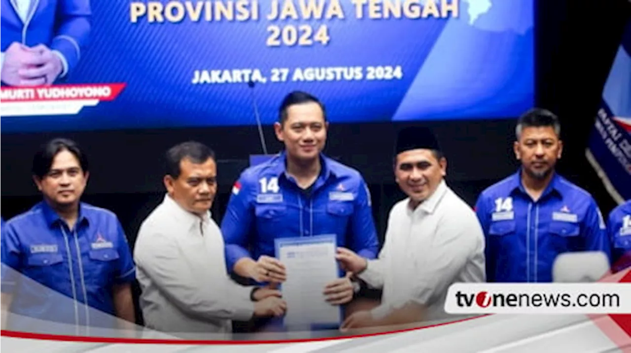 Demokrat Resmi Dukung Ahmad Luthfi-Taj Yasin di Pilgub Jateng 2024