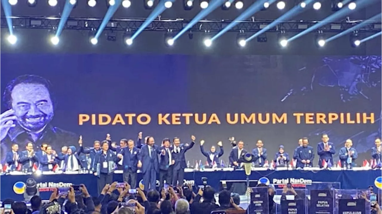 Surya Paloh Kembali Terpilih jadi Ketua Umum Partai Nasdem Periode 2024-2029