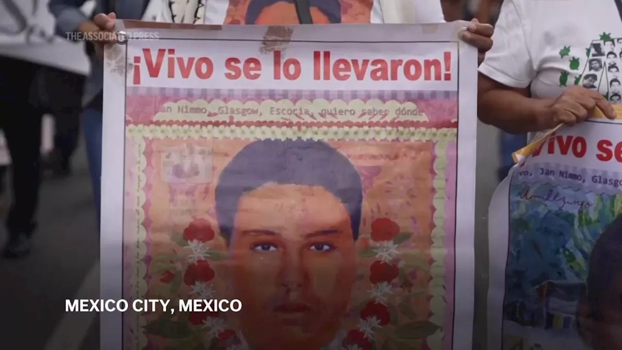 Relatives of 43 missing Mexican students march ten years on from their disappearance