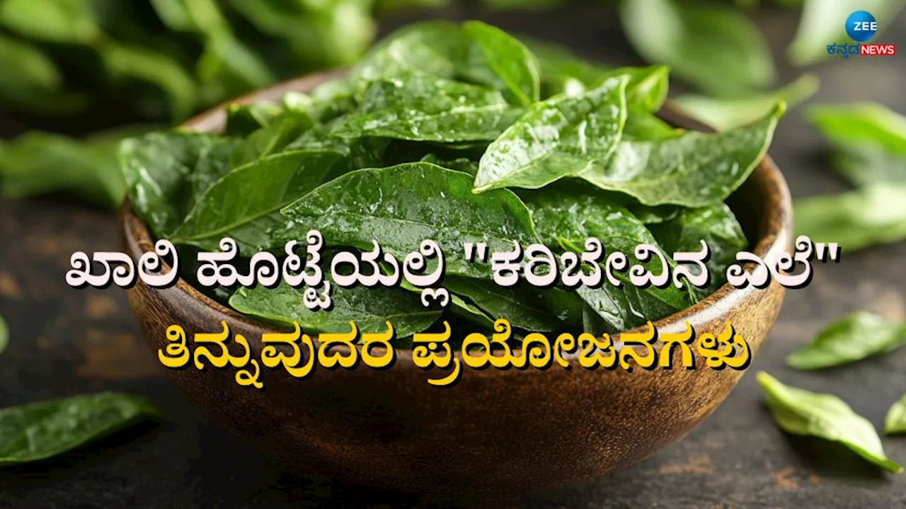 Curry Leaves: ಖಾಲಿ ಹೊಟ್ಟೆಯಲ್ಲಿ ಕರಿಬೇವಿನ ಎಲೆ ಜಗಿದು ತಿನ್ನಿ, ಬಿಪಿ, ಶುಗರ್ ಕಂಟ್ರೋಲ್ ಮಾಡಿ ಆರೋಗ್ಯವನ್ನೂ ವೃದ್ಧಿಸುತ್ತೆ!