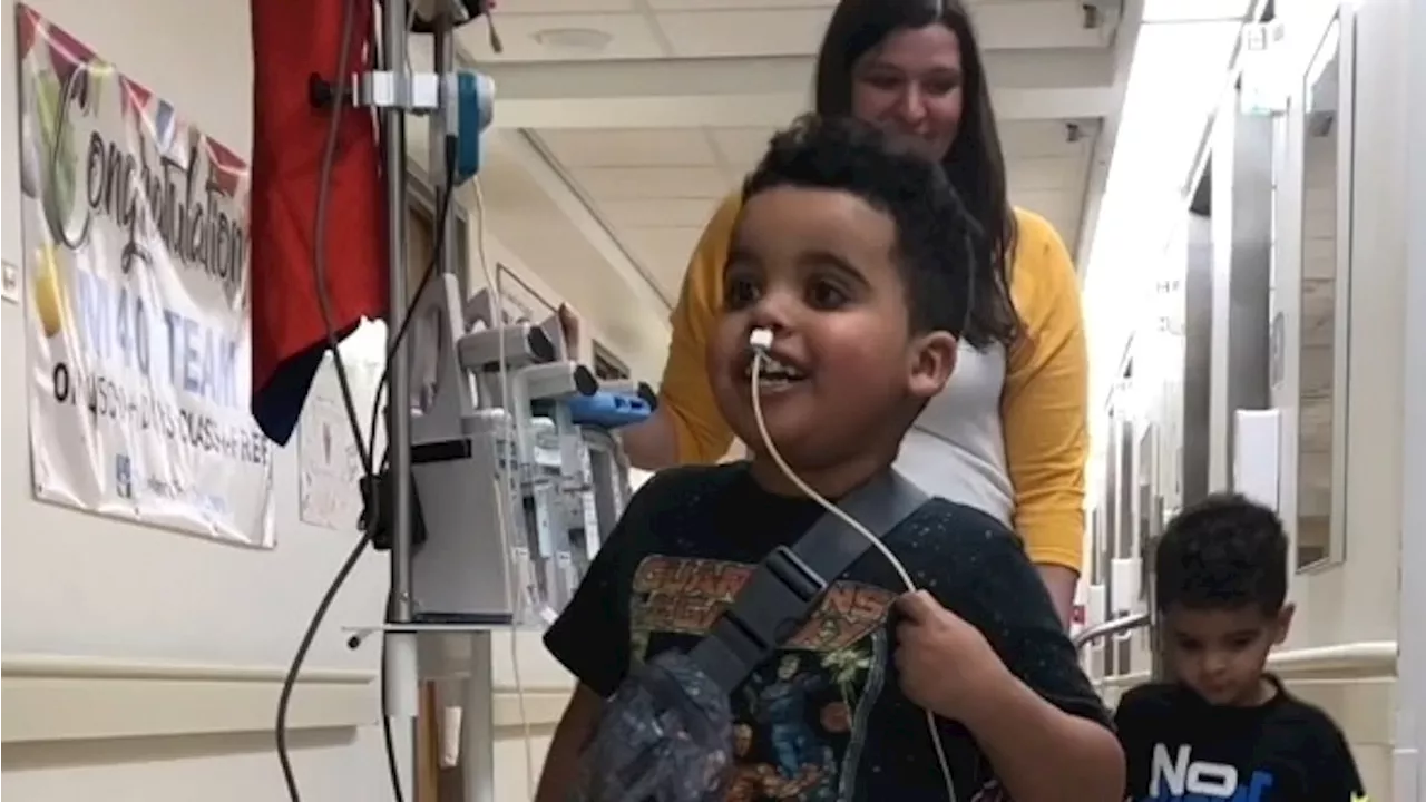 6-year-old excitedly tells people he's getting a new heart