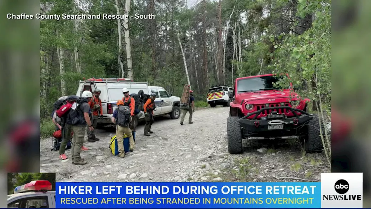 Man rescued after reportedly being left stranded on Colorado mountain by colleagues