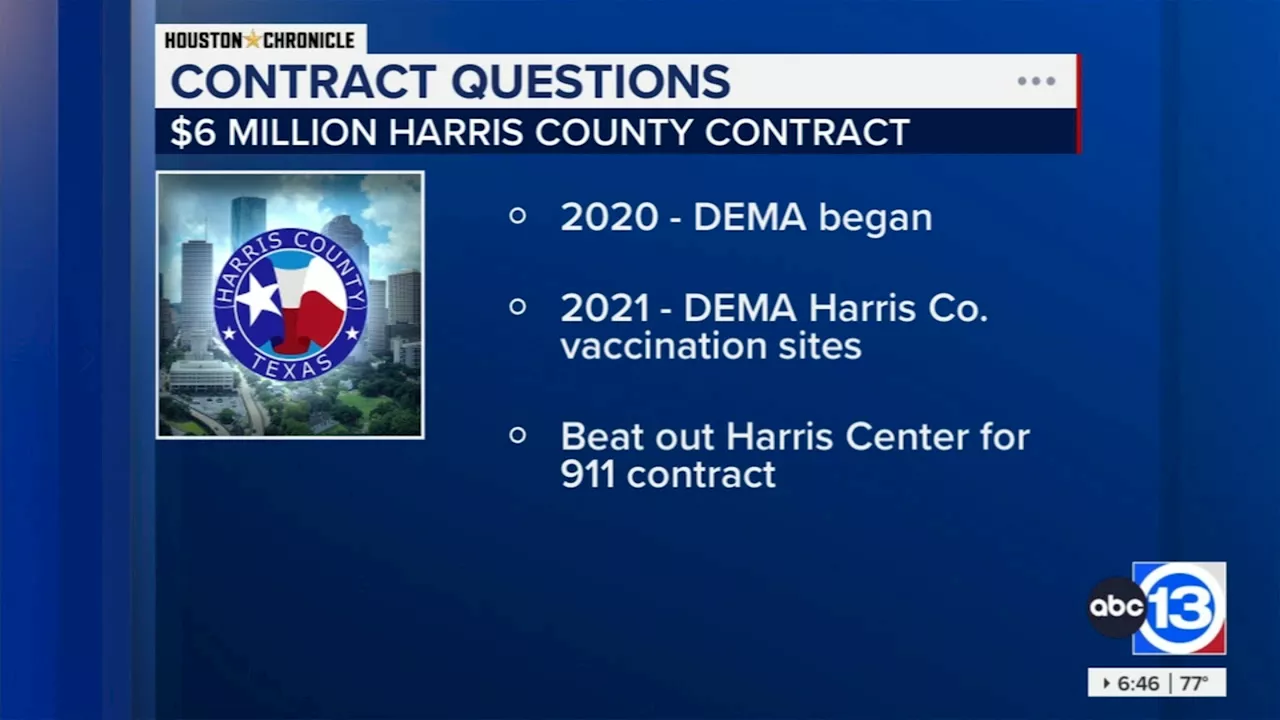 Questions surround $6 million contract between California company and Harris County