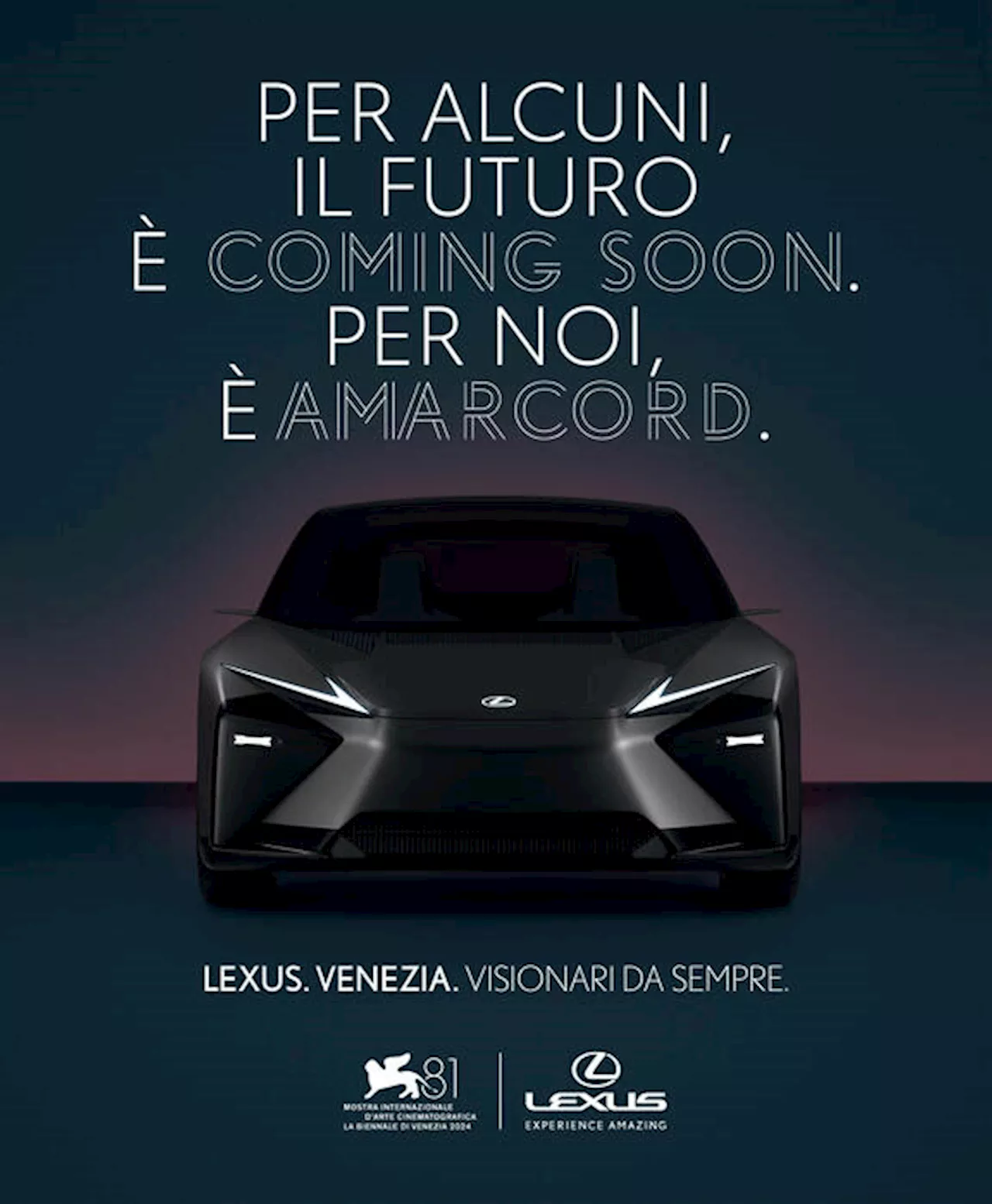 Lexus auto ufficiale della 81/a Mostra del Cinema di Venezia