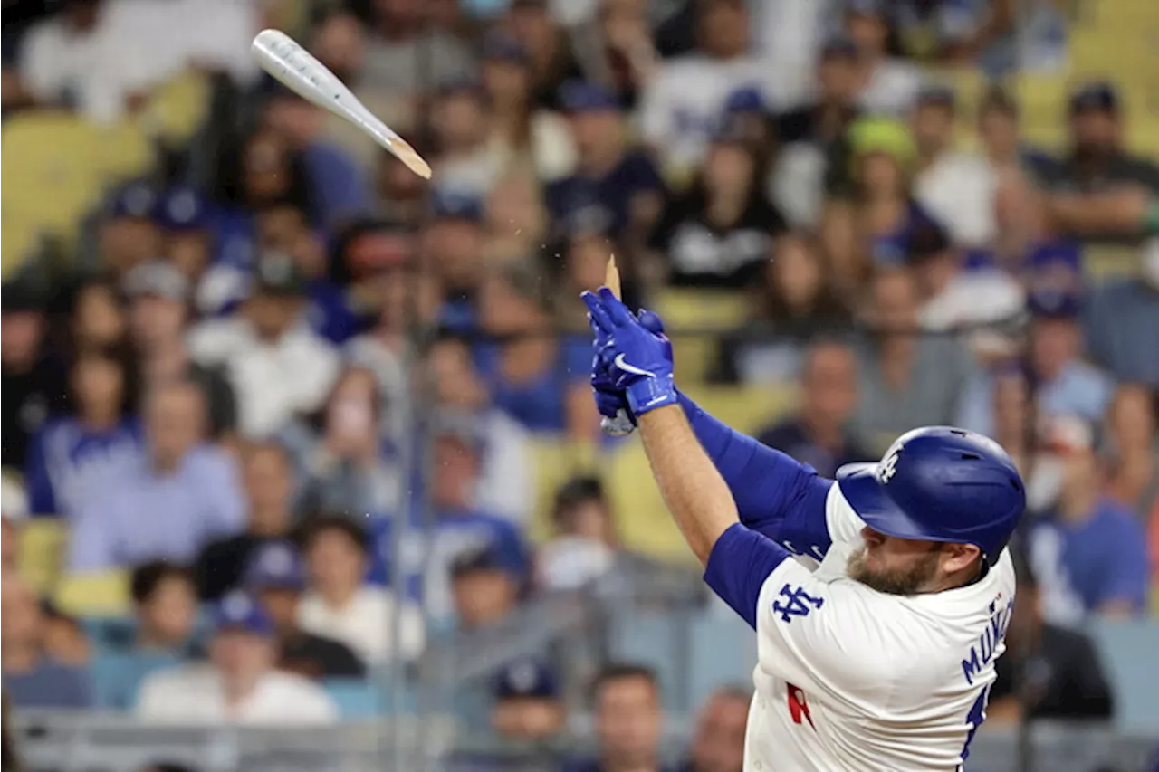 Mlb, Max Muncy spezza la mazza battendo contro gli Orioles