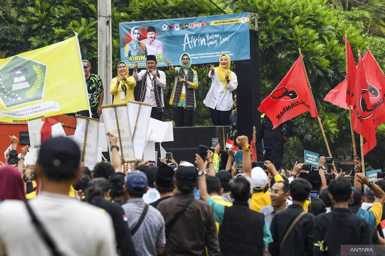 Airin-Ade Sumardi resmi daftarkan diri untuk ajang Pilgub Banten