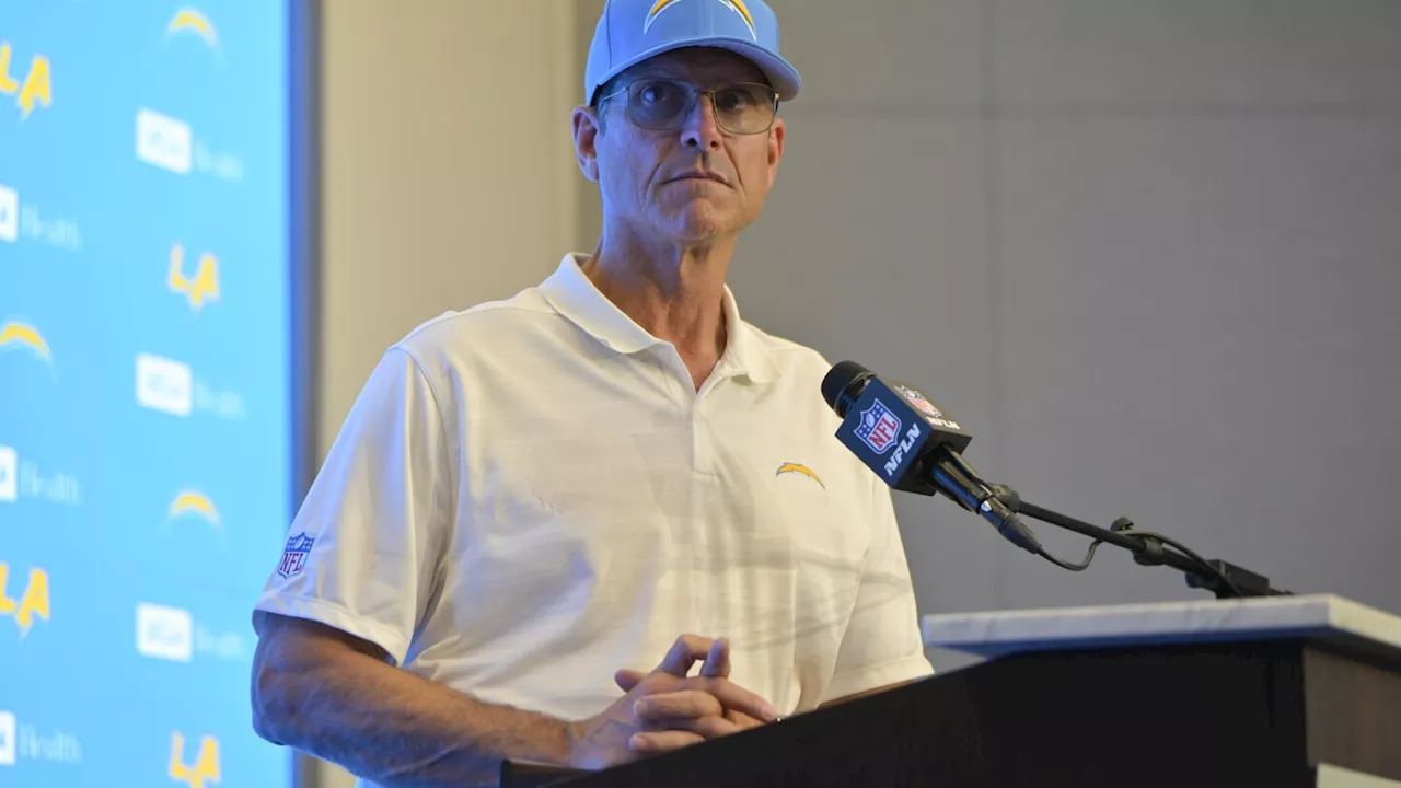 Chargers begin Jim Harbaugh era with plenty of questions on offense