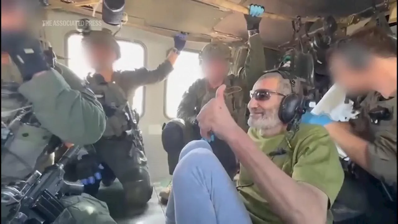 Israeli military releases footage of hostage rescue operation, Netanyahu speaks to hostage by phone