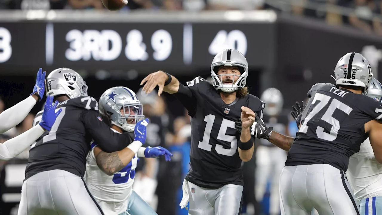 Pressure on Gardner Minshew to help Raiders overcome low expectations