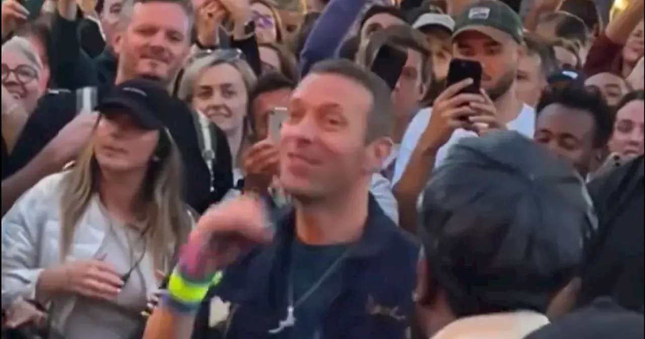 Chris Martin surprises Irish fans with Grafton Street performance ahead of Coldplay's Croke Park gigs