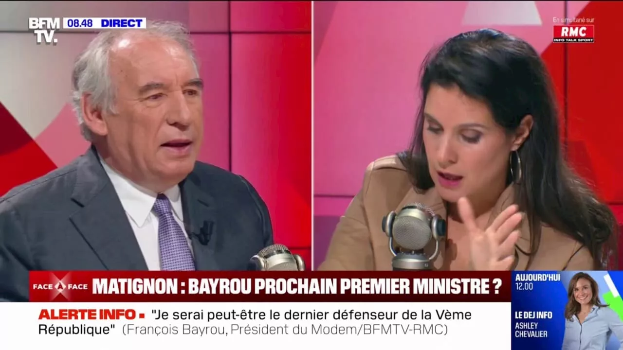 Matignon: pour François Bayrou, Bernard Cazeneuve 'répond au portrait-robot' du futur Premier ministre