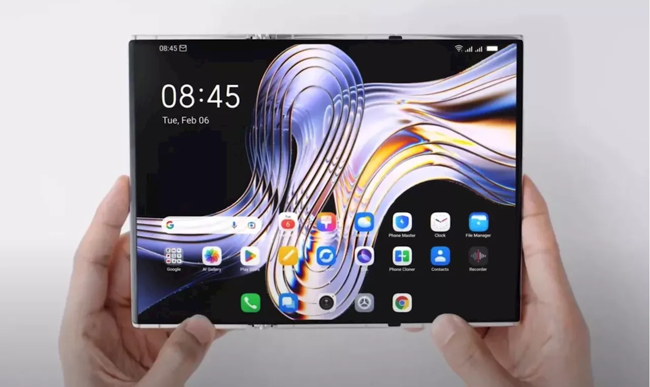 This 10-inch tri-fold smartphone is thinner than the Galaxy Z Fold 6