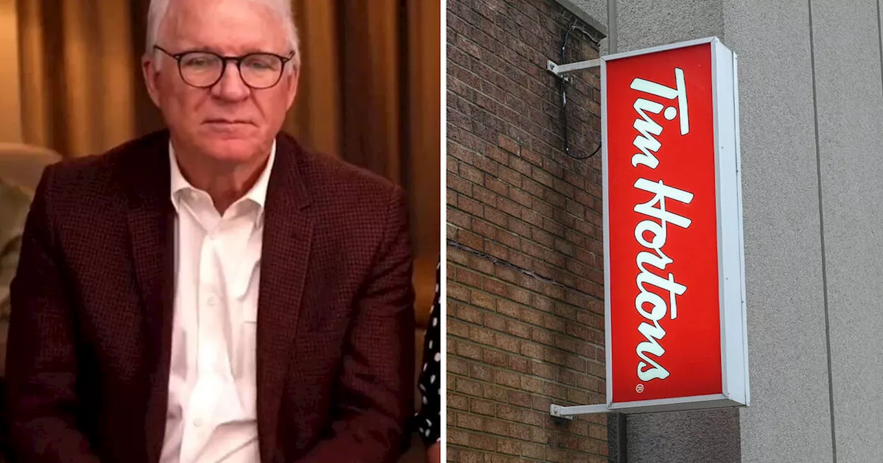 Steve Martin calls out Tim Hortons' grilled cheese sandwich