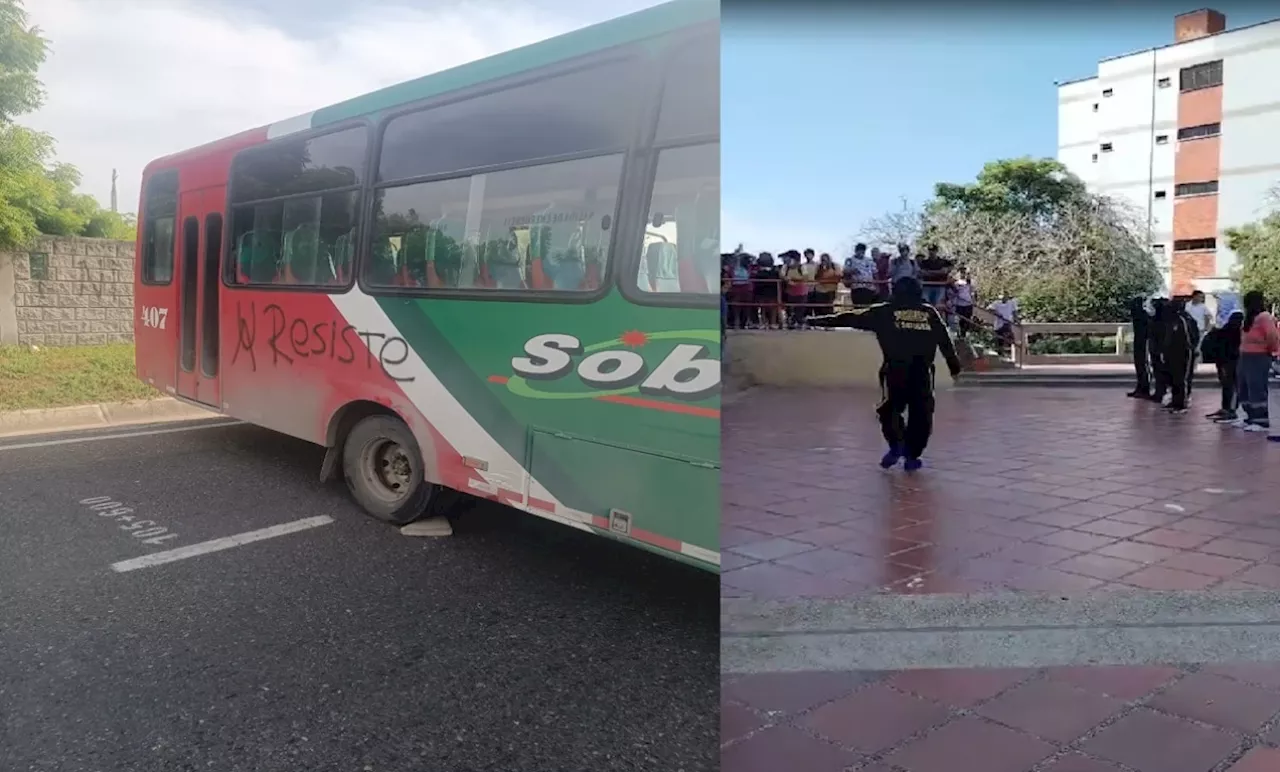 Encapuchados se toman sede norte de la Universidad del Atlántico obligando su evacuación