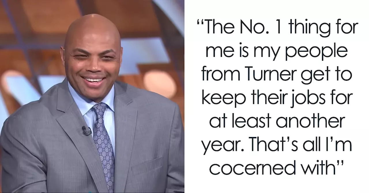 Charles Barkley Passes An Offer Of $100M So That TNT Employees Can Keep Their Jobs