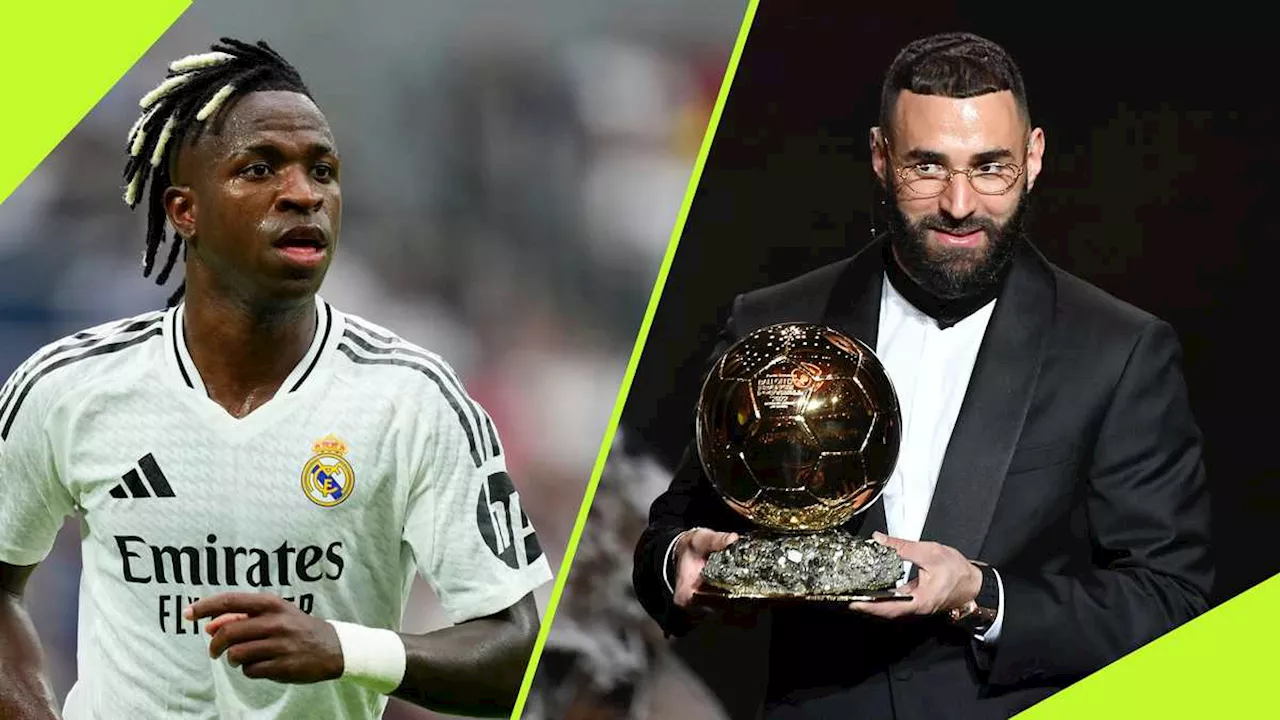 Ballon d’Or: Karim Benzema Picks Vinicius Junior As Winner of Upcoming Awards