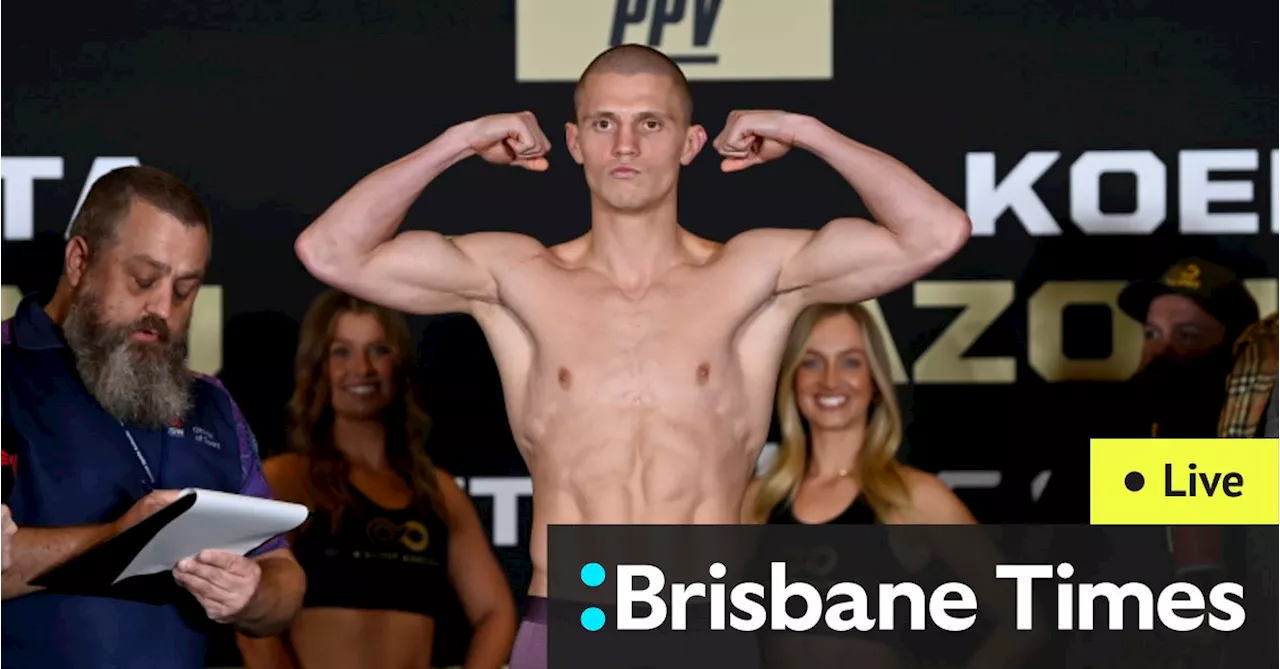 Nikita Tszyu v Koen Mazoudier LIVE updates: Australians go head-to-head in Sydney