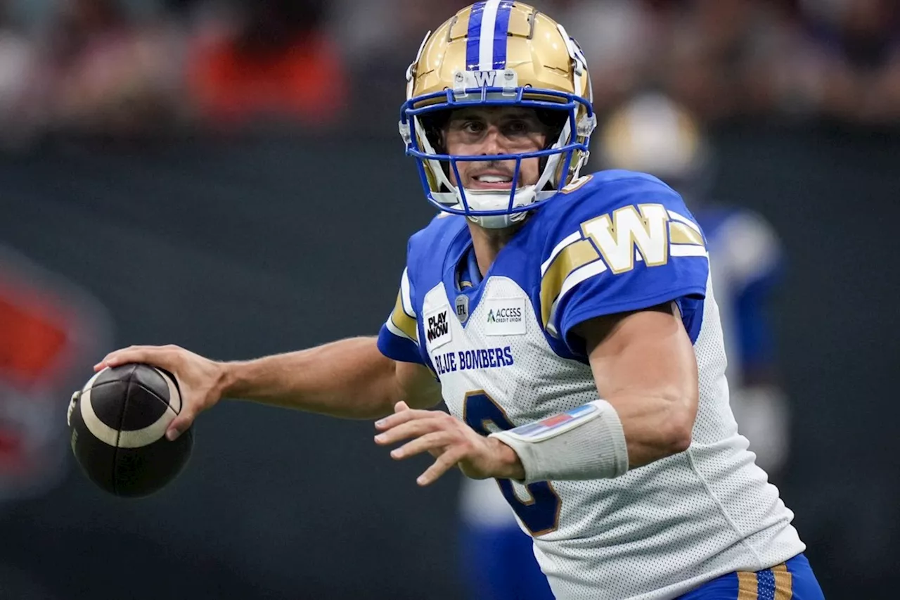 After slow start, Blue Bombers are in position to take West Division lead