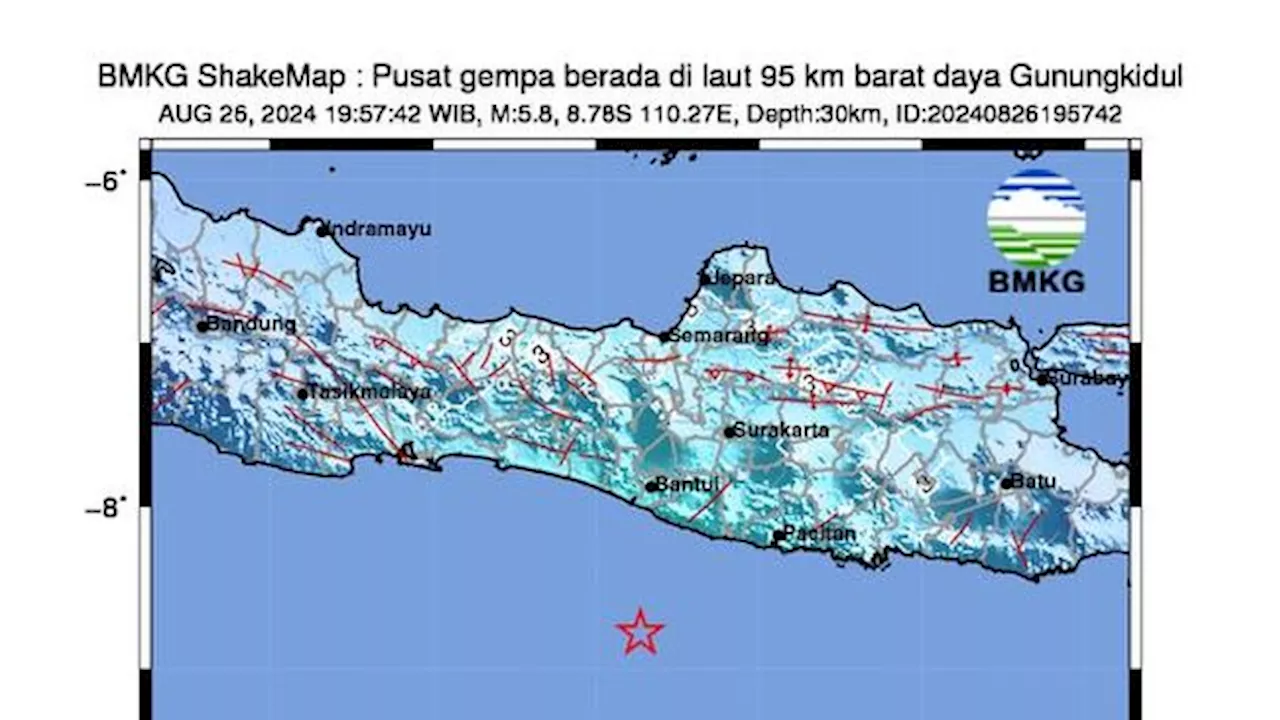 Gempa Megathrust Sudah Terjadi di RI, BMKG Tunjuk Lokasinya