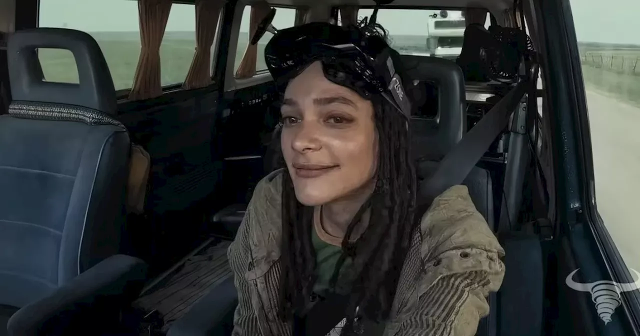 Twisters Interview: Sasha Lane Talkes Drones, Working With Glen Powell