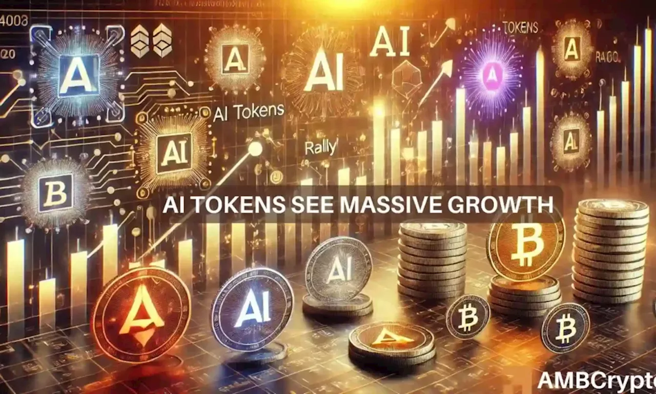 AI tokens outshine crypto market, adding $8B in a week