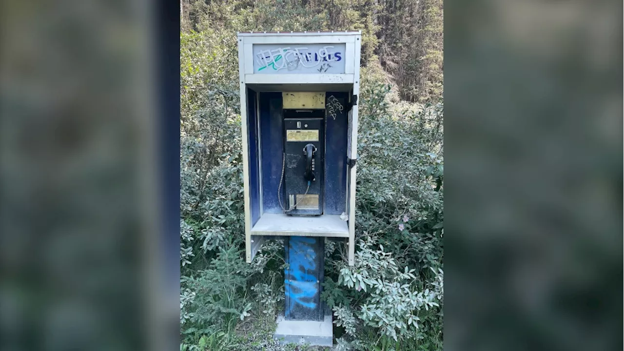 Last call: Kananaskis, Alta., payphone hanging up